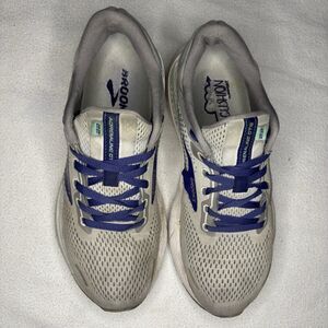 Brooks Adrenaline‎ GTS 22 Running Shoes Mens 11 Grey Purple Stability Sneaker